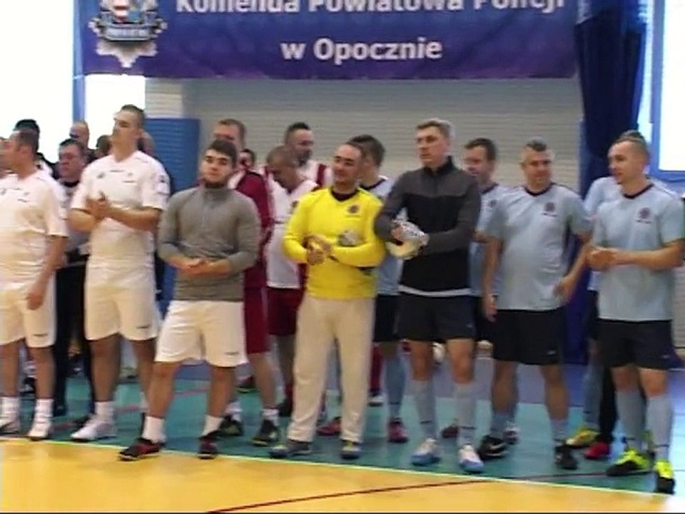 Turniej Halowej Piłki Nożnej o Puchar Komendanta Powiatowego Policji w Opocznie