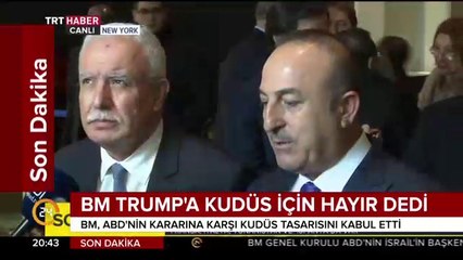 BM, Trump'a Kudüs için "Hayır" dedi