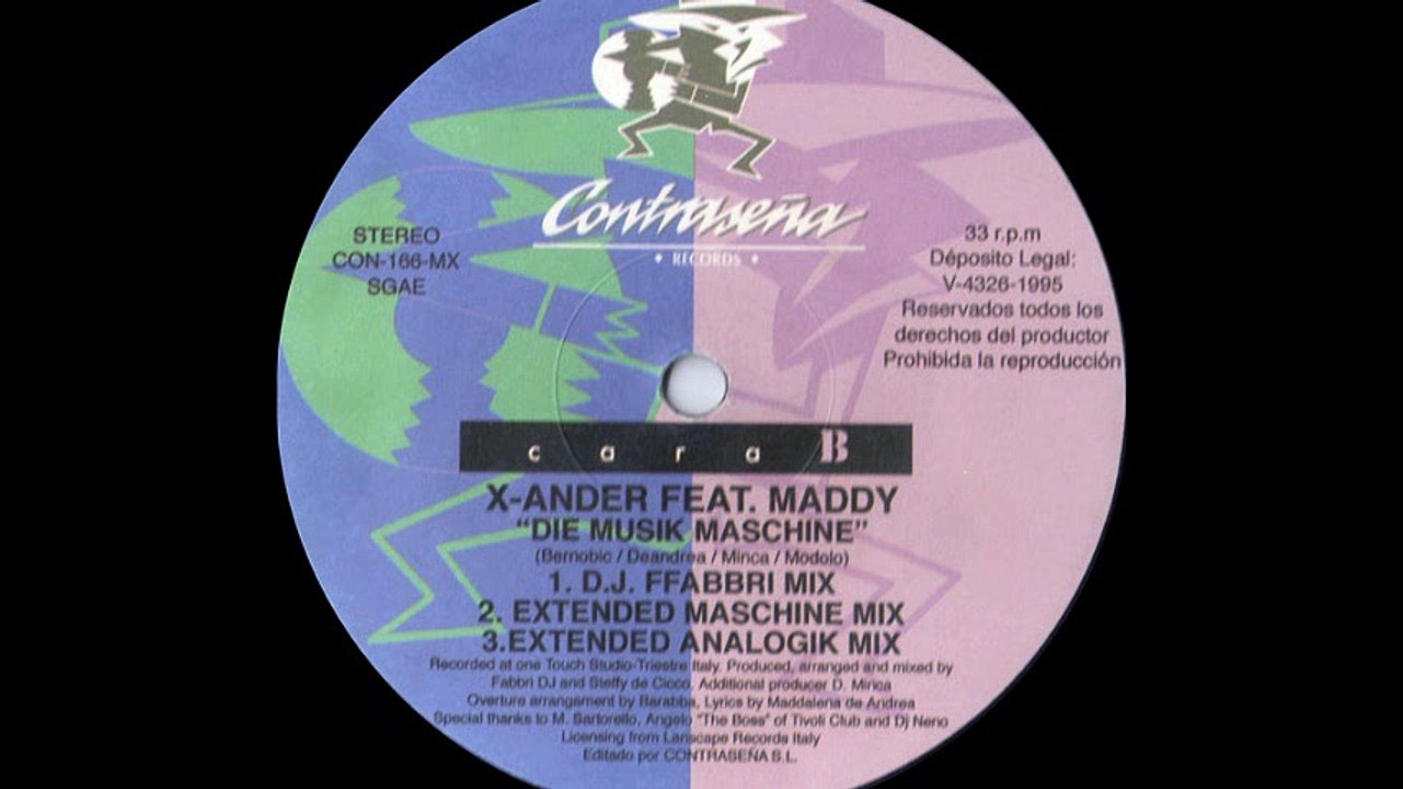 X-Ander Feat. Maddy - Die Musik Maschine! (Extended Maschine Mix) (B2)