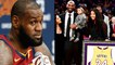 LeBron James RESPONDS to Kobe Bryant's Double Jersey Retirement