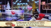 La Bombón se pronuncia sobre la muerte de Emilia Benavides
