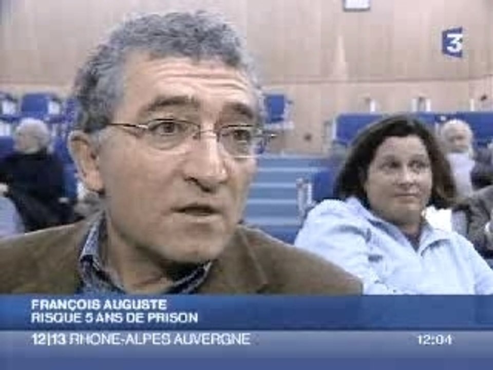 FR3 Grenoble Francois Auguste 22/11