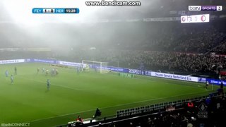 Goal S.van Beek Feyenoord 2 - 0 Heracles 21.12.2017 HD