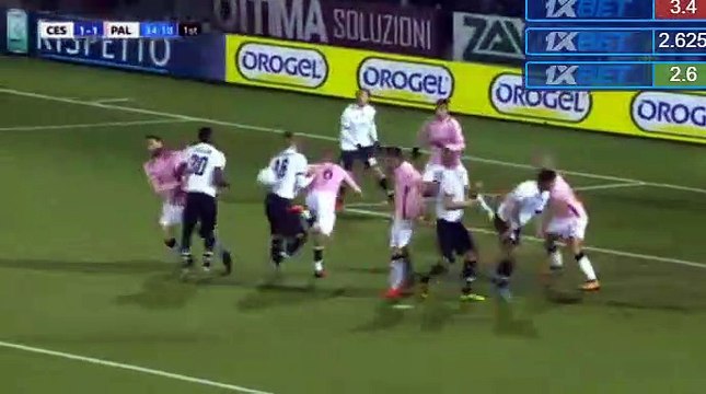 Jallow Goal HD - Cesena	1-1 Palermo 21.12.2017
