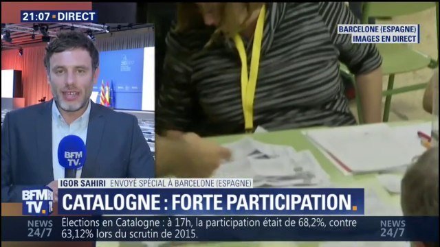 Scrutin en Catalogne: moins de 3% des bulletins dépouillés