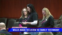 Convicted Killer Who Left Courtroom Forced to Listen to Family`s Testimony During Transportation