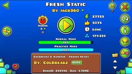 ¡SIGO VIVO! ¡FRESH STATIC BY JACR360! ¡GEOMETRY DASH 2.11!