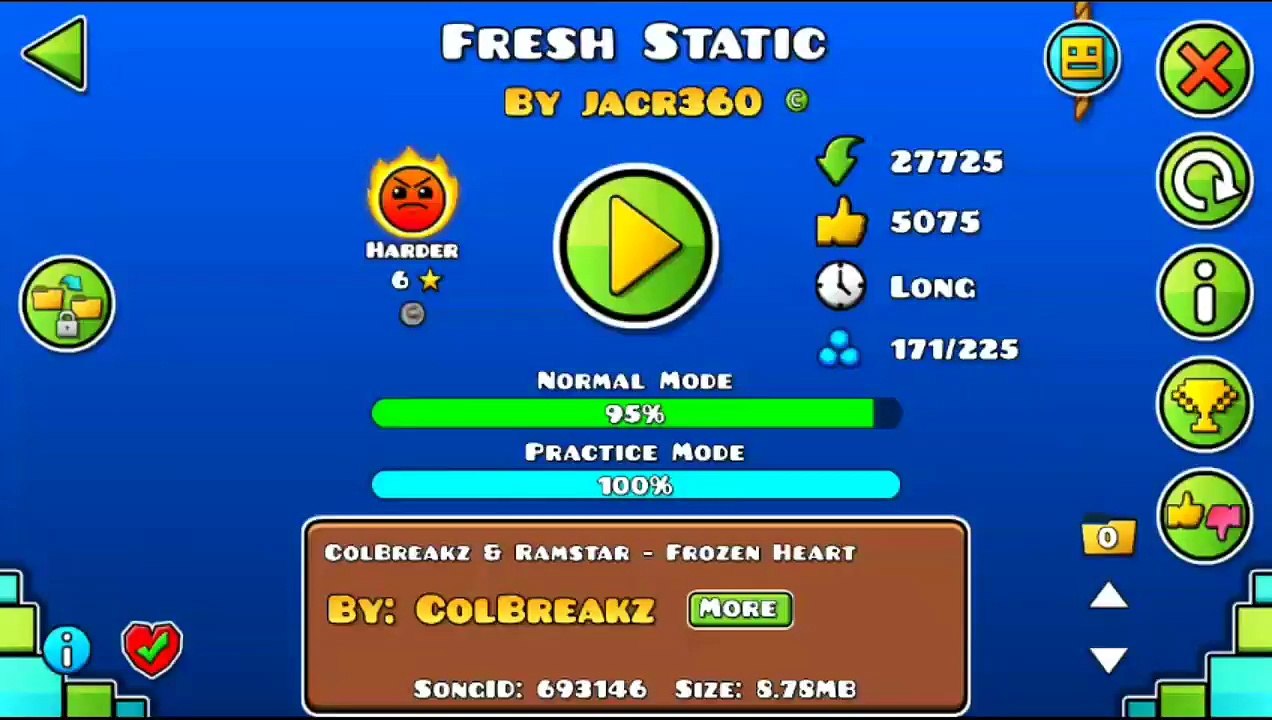 ¡SIGO VIVO! ¡FRESH STATIC BY JACR360! ¡GEOMETRY DASH 2.11!
