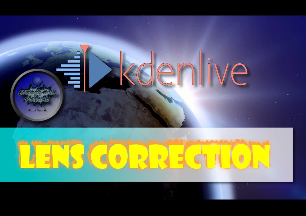 Lens correction no kdenlive