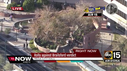 Rally held in honor of Texas man shot, killed by ex- Mesa officer