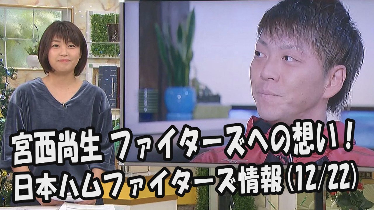 日本ハム 宮西尚生 インタビュー！ファイターズへの想い 2017.12.22 日本ハムファイタ...