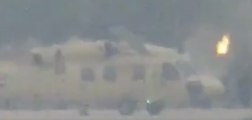 Video Said to Show Islamic State Helicopter Strike In Arish, Egypt