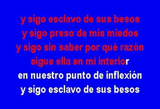 David Bisbal - Esclavo De Sus Besos (Karaoke)