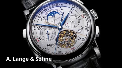 A. Lange And Sohne Watches Huston