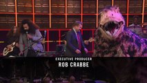 Dinosaur Tony Rexton Attacks Reggie Watts-pm8ChOAiJbk