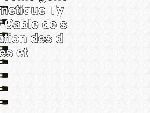 Netdot 15M 3ème génération magnétique TypeC USB20 Câble de synchronisation des données