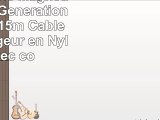 Netdot Câble Magnétique Third Generation à USB 20 15m Câble Data Chargeur en Nylon avec