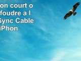 Pomme MFi certifié CableCreation court or rose de foudre à lUSB Data Sync Cable pour