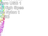 FosPower 6Pack Premium Câble Micro USB 15cm30cm18m High Speed Réversible Nylon