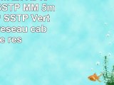 1aTTack 50m 2x RJ45 Cat6 SFTP SSTP MM 5m Cat6 SFTP SSTP Vert câble de réseau