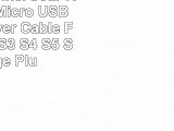 MicFlip WinnerGear Reversible Micro USB 200cm Silver Cable For Galaxy S3 S4 S5 S6 Edge