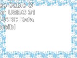 Câble USB C vers USB C Jisoncase Câble OTG Extension USBC 31 Mâle vers USBC Data