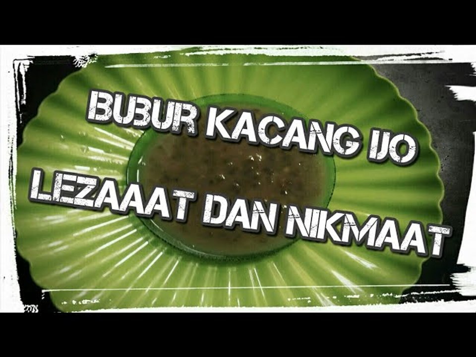 cara memasak bubur kacang hijau