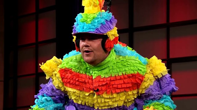 Human Pinata with LL Cool J, Kaley Cuoco-Sweeting & James Corden-zvb1Q7v29UA