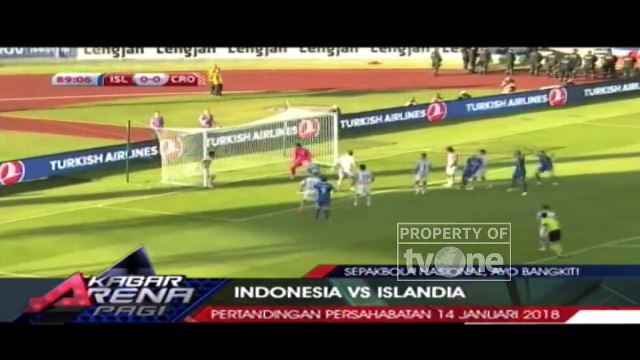 Islandia Dipastikan Hadapi Timnas Indonesia