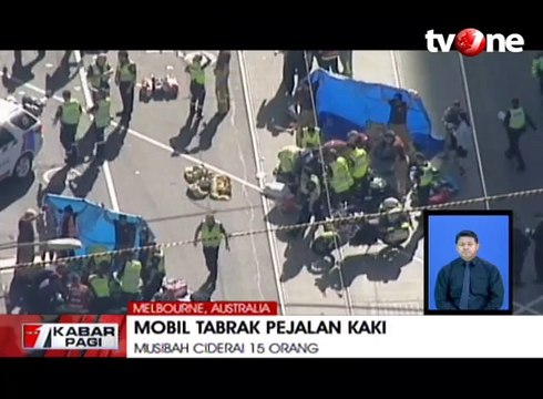 Mobil Tabrak pejalan Kaki, 15 Orang Terluka
