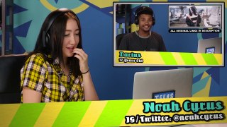 NOAH CYRUS REACTS TO TEENS REACT TO NOAH CYRUS-toIRK_qKgQ0