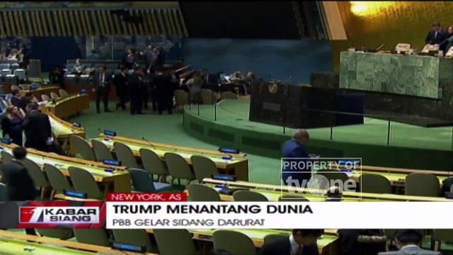 Majelis Umum PBB Akan Voting Draf Resolusi Terkait Yerusalem