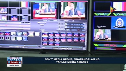 Government Media Group, pinarangalan ng Tarlac Media Awards