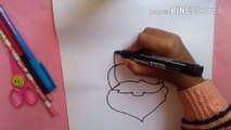 how to draw santa claus || how to draw santa claus face easy|| draw santa