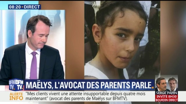 Affaire Maëlys: Les parents de l'enfant sont pris en otage , selon l’avocat de la famille