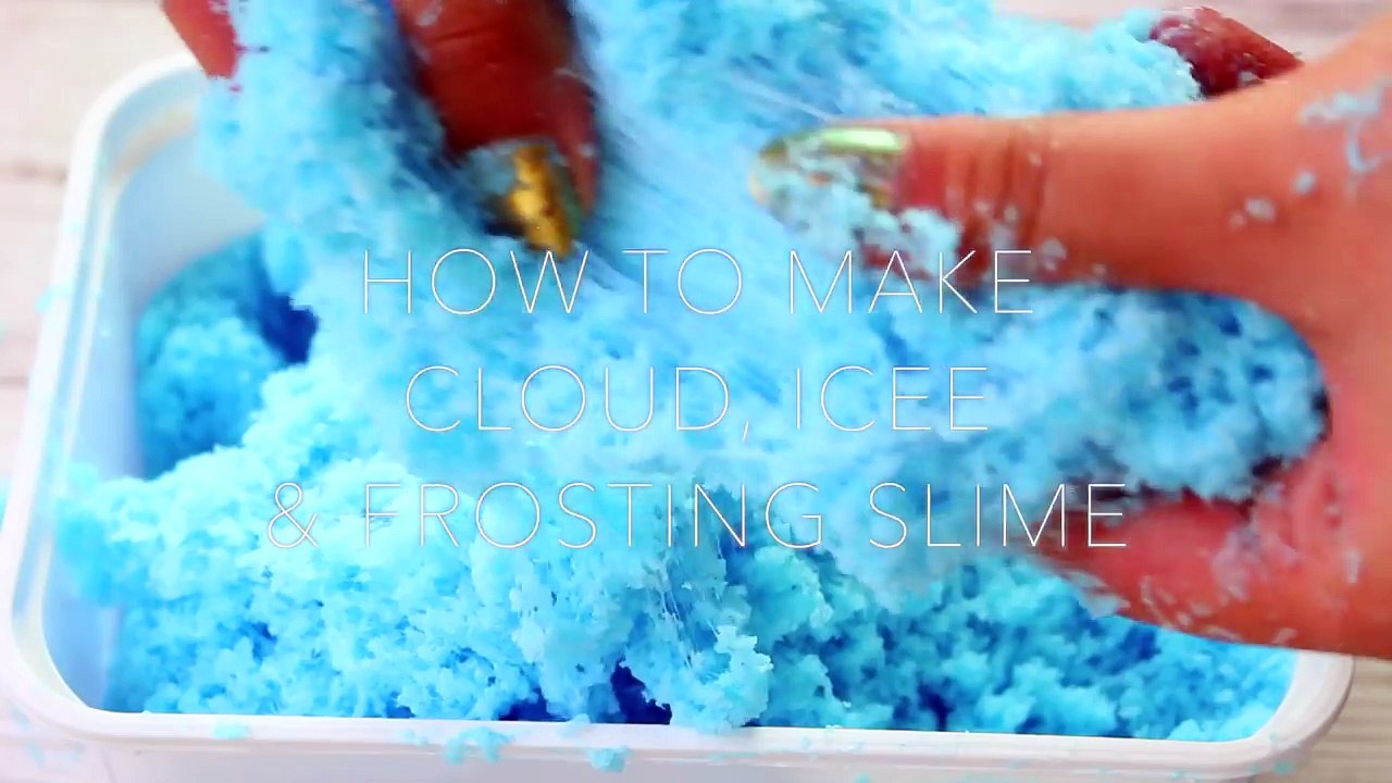 How To Make Cloud, Icee and Frosting Slime _ How To Make Instagram