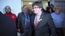 Catalonia's fugitive leader celebrates election victory