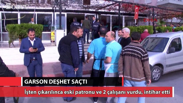 İşten çıkarılan garson dehşet saçtı