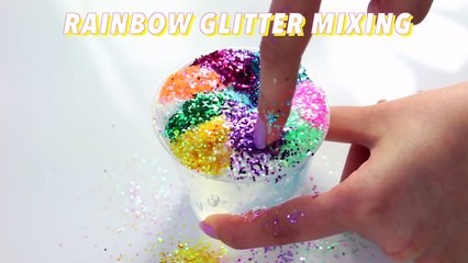 TESTING VIRAL INSTAGRAM SLIME TRENDS! RAINBOW GLITTER SLIME, INSTANT CLEAR SLIME, NAPPY SLIME   MORE-nAUf2uCmGW4