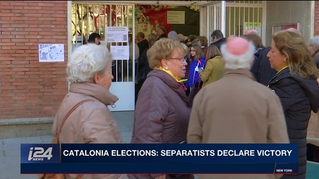 i24NEWS DESK | Catalonia elections: separatists declare victory | Friday, December 22nd 2017