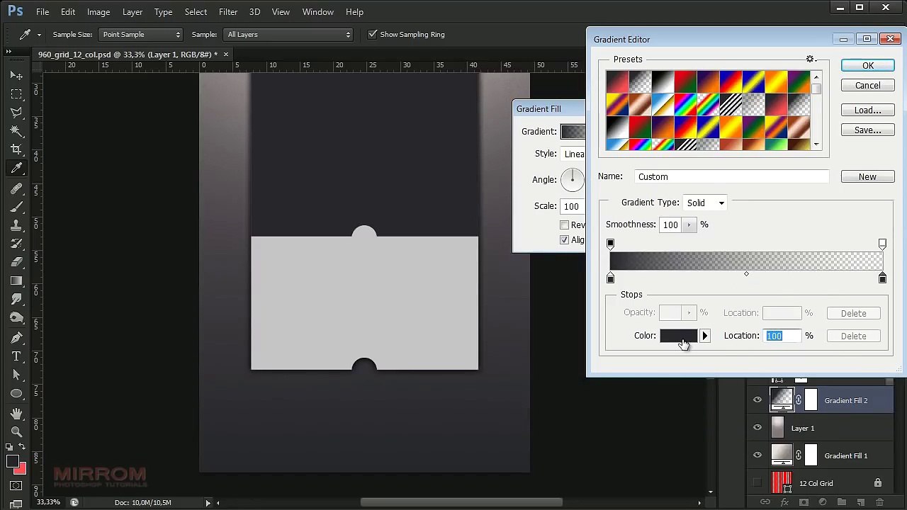 Photoshop Website Design Tutorial - Stylish Portfolio With Grain Texture