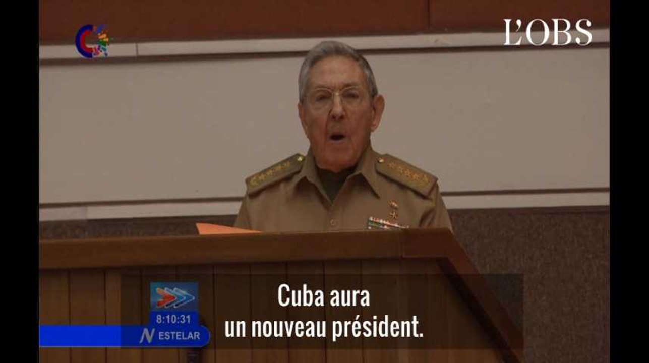 Raul Castro : "Cuba aura un nouveau président" en avril 2018