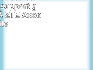 Navitech housse étui résistant  support guidon pour ZTE Axon Elite