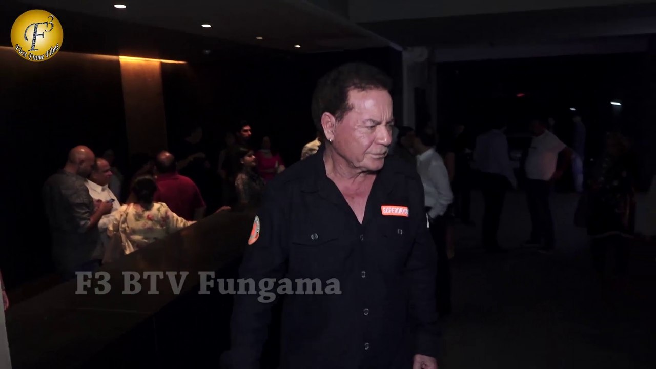 Salman Khan & Salim Khan watch Movie Tiger Zinda Hai At Lightbox