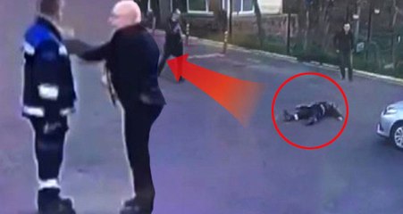 Görevden Alınan İBB Daire Başkanı'nın Zabıtaya Attığı Bayıltan Dayak Kamerada