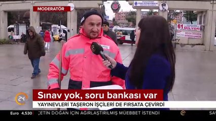 Sınav yok, soru bankası var