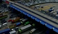 Gerbang Tol Cikarang Utama Macet