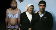 Karısının Sevgilisine Kadın İç Çamaşırı Giydirip Tecavüz Eden Koca ve Arkadaşları Yakalandı