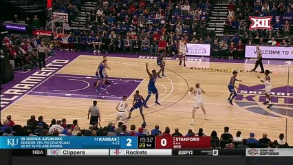 NCAA Basketball. Stanford Cardinal - Kansas Jayhawks 21.12.17 (Part 1)