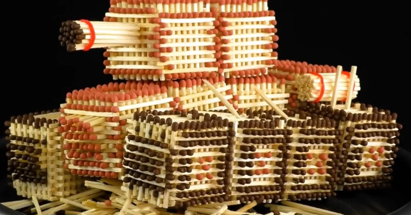 How To Make A Tank With Matchsticks! - video Dailymotion